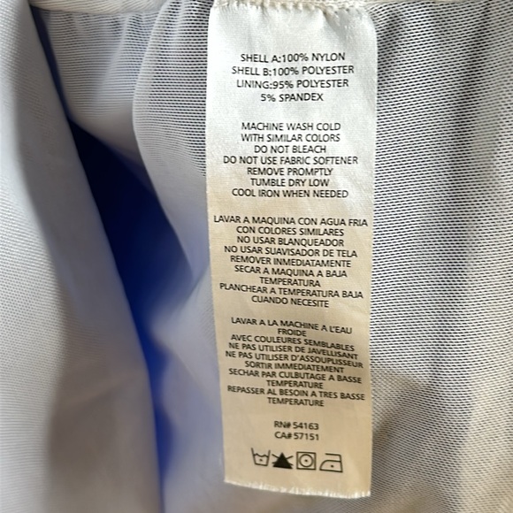 Tommy Hilfiger Sport Blue & White Women’s Nylon Windbreaker Size Small - Picture 13 of 13